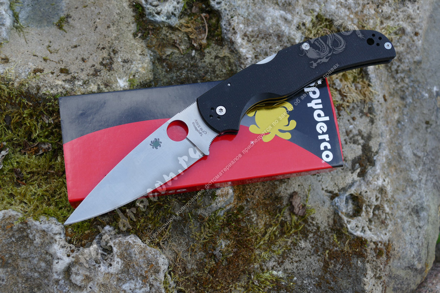 Складной нож Spyderco Native Chief черный