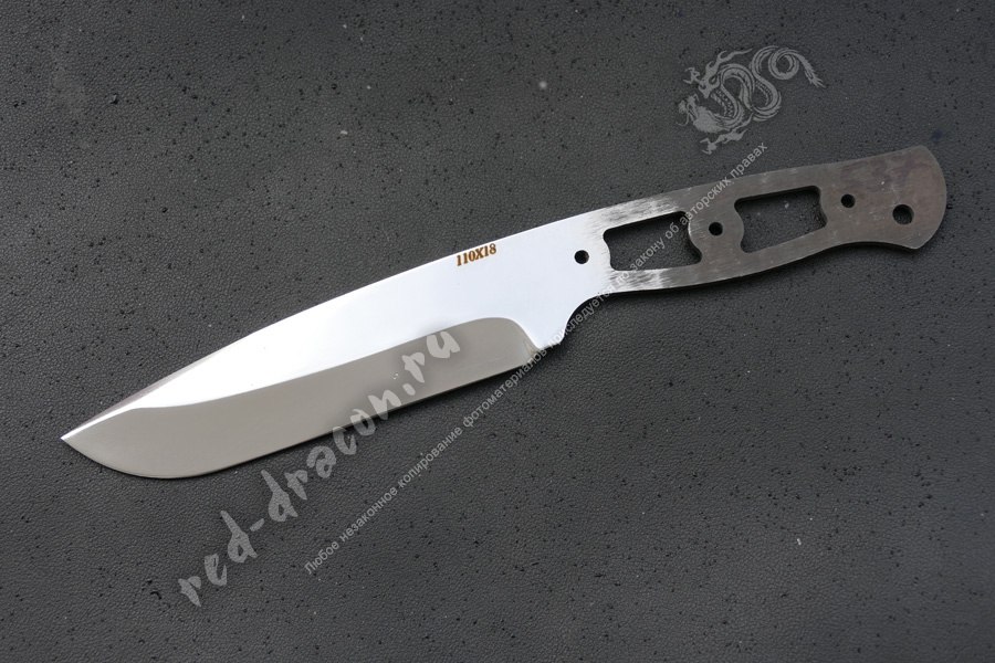 Клинок кованный для ножа 110х18 "DAS537"